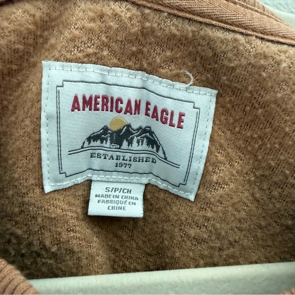 American Eagle Outfitters Tan Sherpa Jacket - Picture 4 of 7